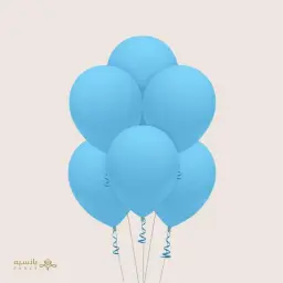 بالون لاتكس لون ازرق فاتح